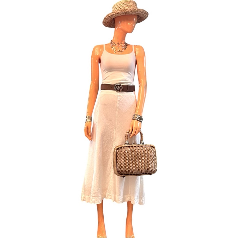 J. Jill White Maxi Skirt with pockets